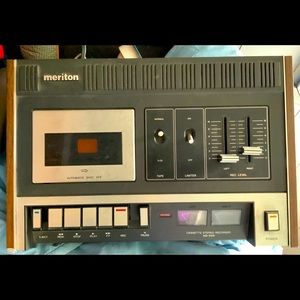 Vintage Meriton cassette player